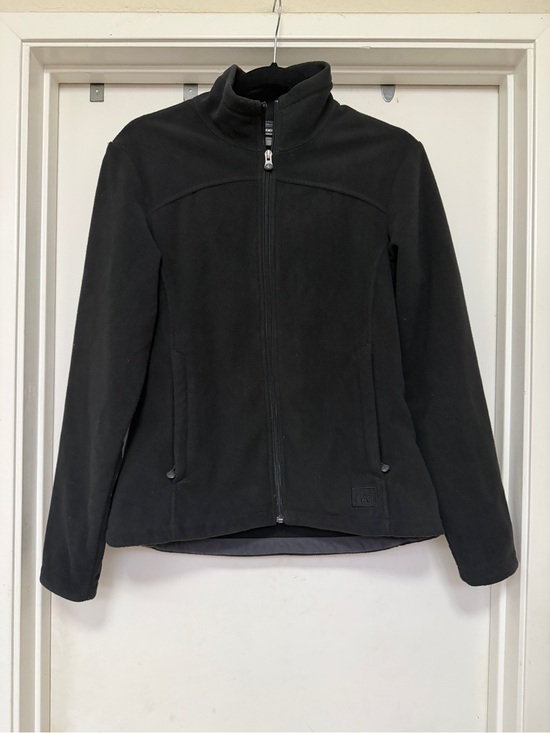 REI Jackets & Blazers - REI women’s fleece zip-up jacket - size M - black